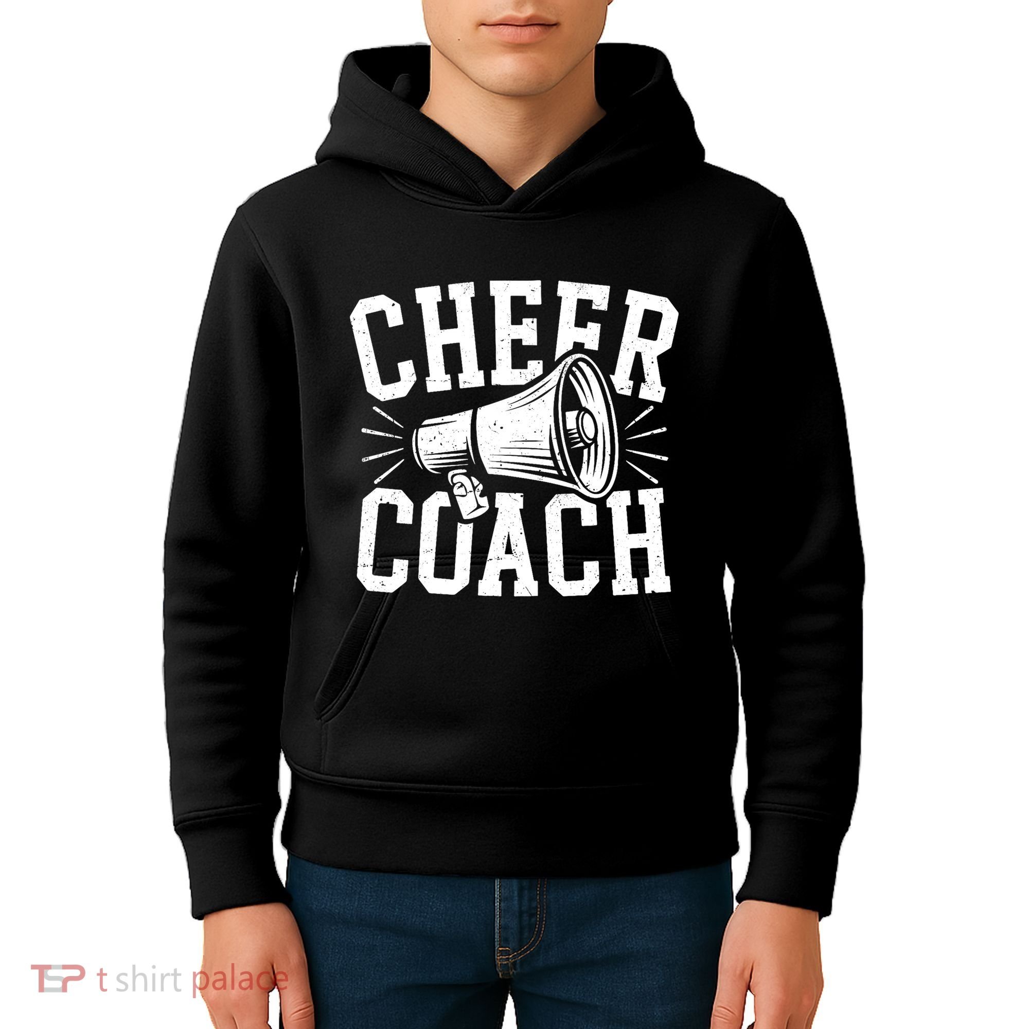 Cheer Coach Cheerleading Cheerleader Coach Kids Hoodie