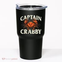 Captain Crabby Crustacean Crabber Crabbing Seafood Lover Tumbler thumb 0