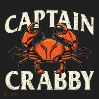 Captain Crabby Crustacean Crabber Crabbing Seafood Lover Hat thumb 2