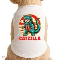 Cat Catzilla Cat Mom Cat Dad Doggie Tank thumb 0