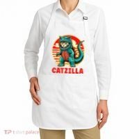 Cat Catzilla Cat Mom Cat Dad Apron thumb 2