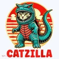 Cat Catzilla Cat Mom Cat Dad Bucket Hat thumb 4