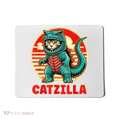 Cat Catzilla Cat Mom Cat Dad Mousepad