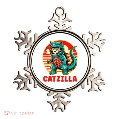 Cat Catzilla Cat Mom Cat Dad Ornament