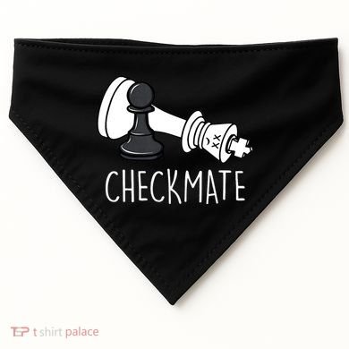 Chess Checkmate Chess Player King Pawn USA-Made Doggie Bandana
