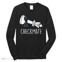 Chess Checkmate Chess Player King Pawn Long Sleeve Shirt thumb 0