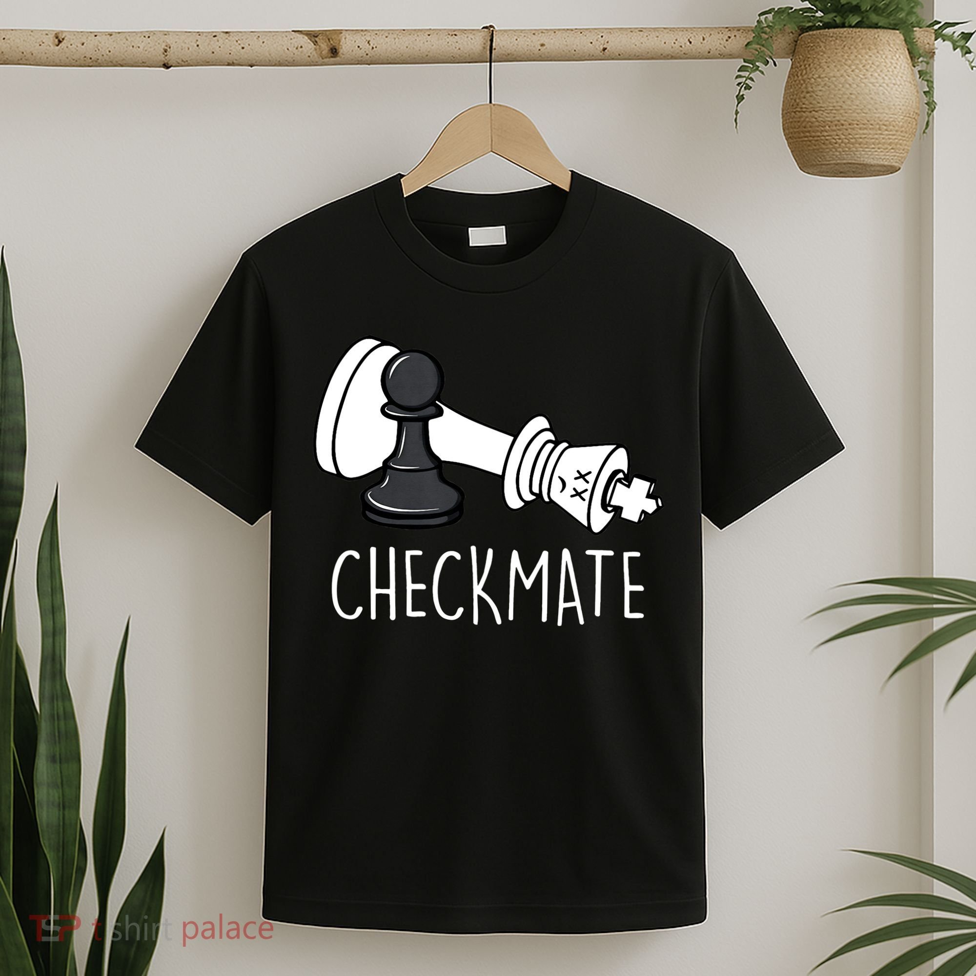 Chess Checkmate Chess Player King Pawn T-Shirt