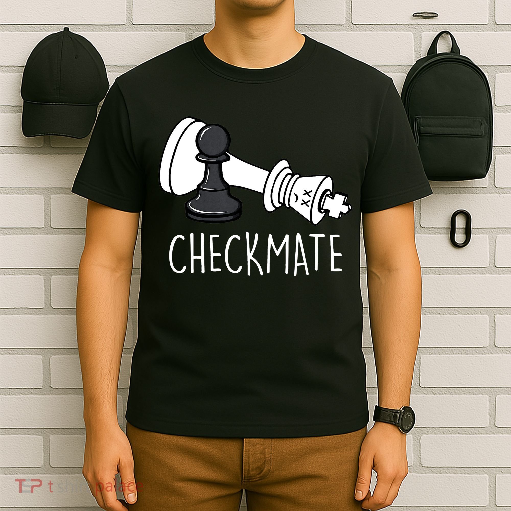 Chess Checkmate Chess Player King Pawn T-Shirt