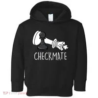Chess Checkmate Chess Player King Pawn Toddler Hoodie thumb 0