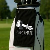 Chess Checkmate Chess Player King Pawn Golf Towel thumb 2