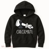 Chess Checkmate Chess Player King Pawn Kids Hoodie thumb 0
