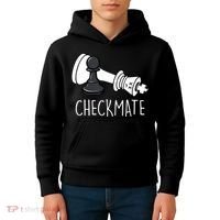 Chess Checkmate Chess Player King Pawn Kids Hoodie thumb 4