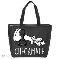Chess Checkmate Chess Player King Pawn Tote Bag thumb 0