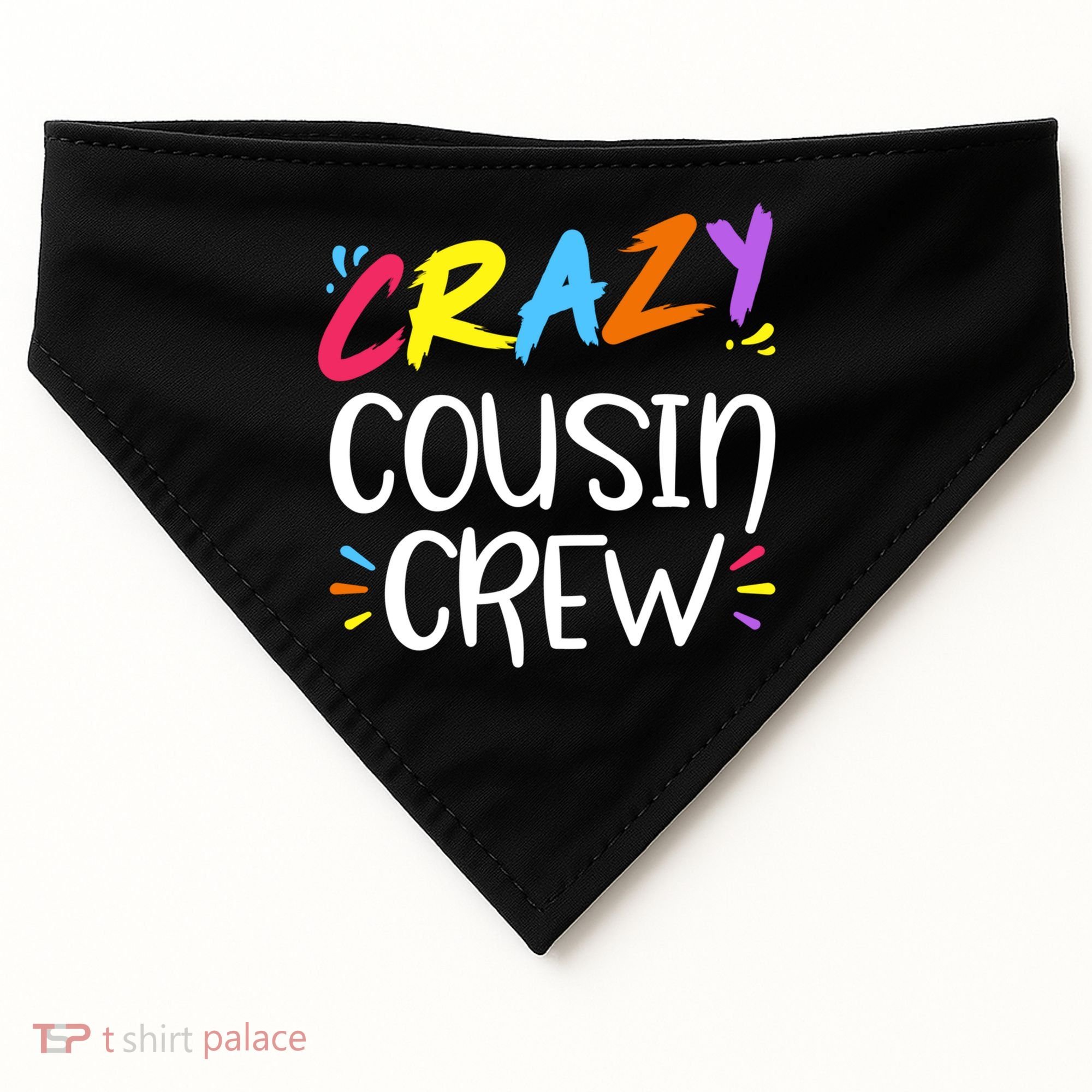 Crazy Cousin Crew Gift USA-Made Doggie Bandana