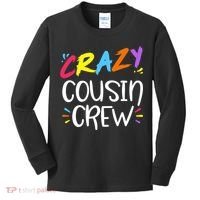 Crazy Cousin Crew Gift Kids Long Sleeve Shirt thumb 0