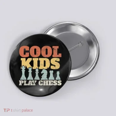 Chess Chessmen Chessboxing For Cool Button