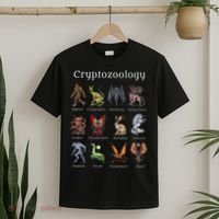 Cryptozoology Cryptid Creatures Fantasy Mythical Monsters T-Shirt thumb 2