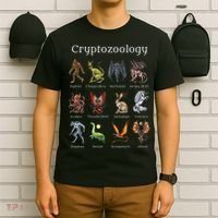 Cryptozoology Cryptid Creatures Fantasy Mythical Monsters T-Shirt thumb 6