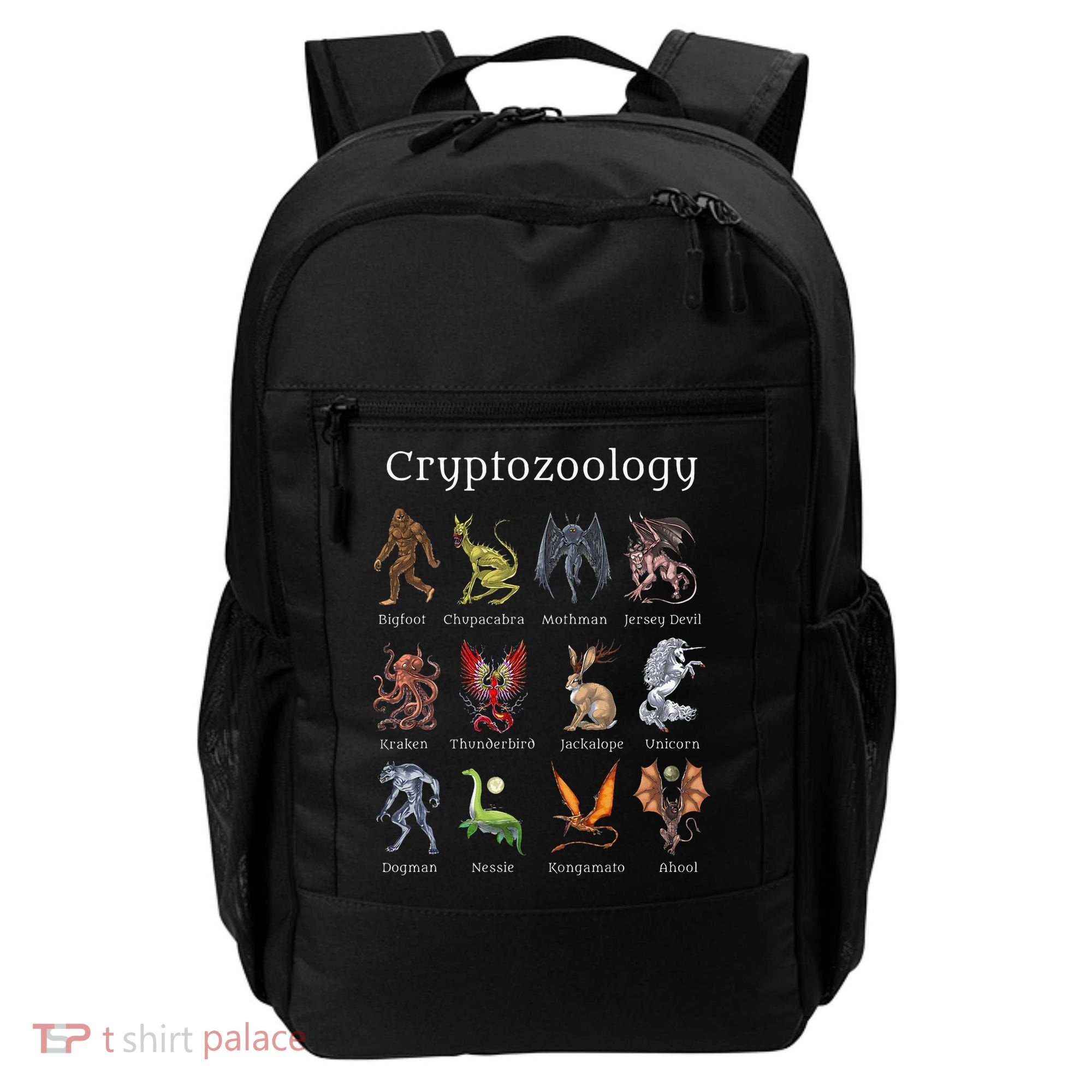 Cryptozoology Cryptid Creatures Fantasy Mythical Monsters Backpack
