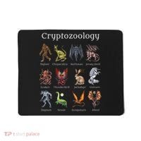 Cryptozoology Cryptid Creatures Fantasy Mythical Monsters Mousepad thumb 0