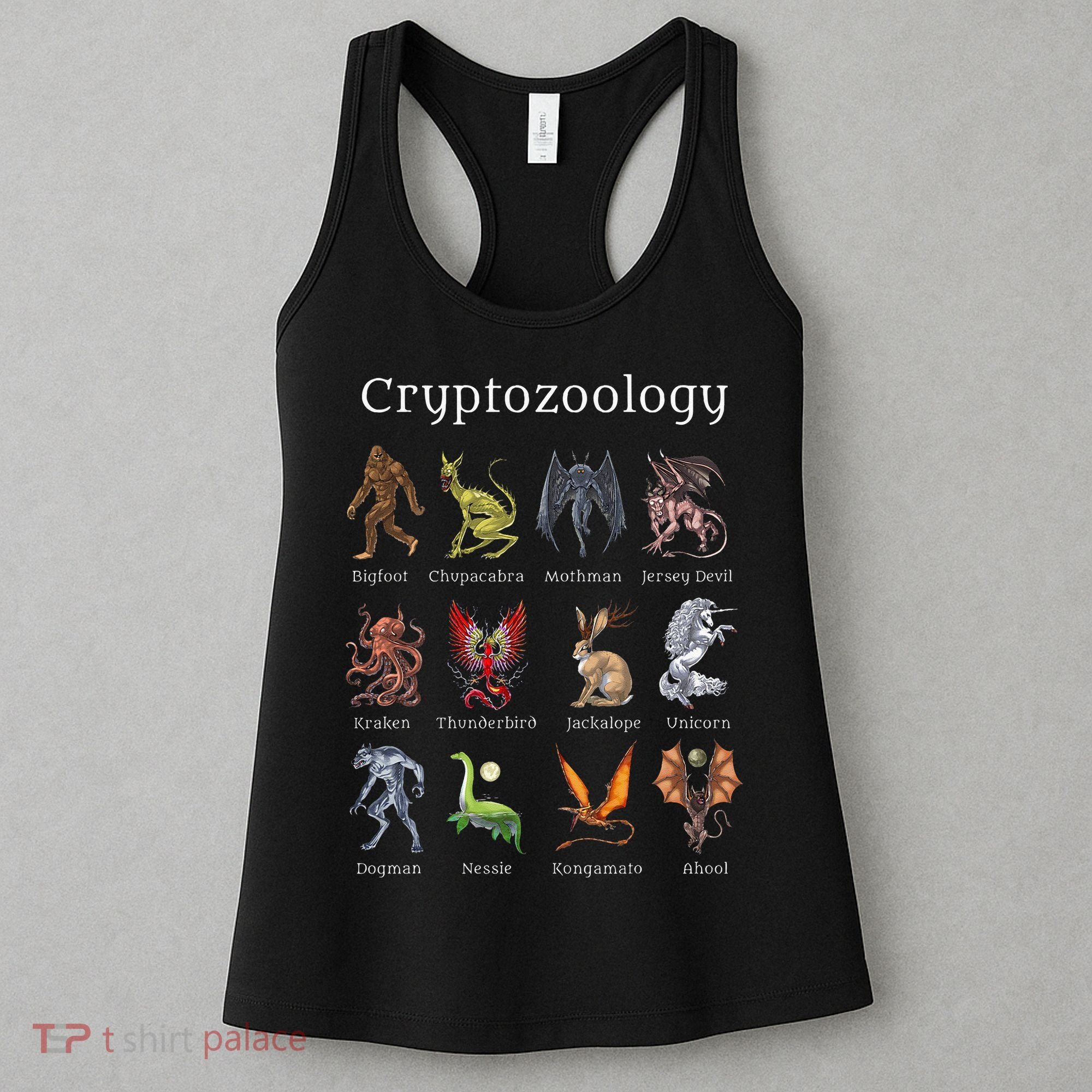 Cryptozoology Cryptid Creatures Fantasy Mythical Monsters Women's Tank Top