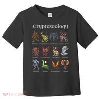Cryptozoology Cryptid Creatures Fantasy Mythical Monsters Toddler T-Shirt thumb 0