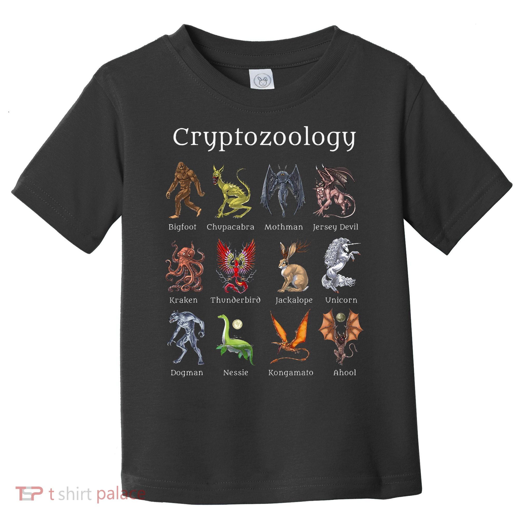 Cryptozoology Cryptid Creatures Fantasy Mythical Monsters Toddler T-Shirt