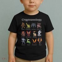 Cryptozoology Cryptid Creatures Fantasy Mythical Monsters Toddler T-Shirt thumb 2