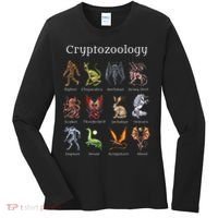 Cryptozoology Cryptid Creatures Fantasy Mythical Monsters Women's Long Sleeve Shirt thumb 0