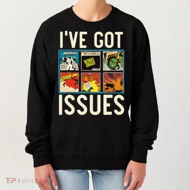 Comic Collector Comic Reader Reading Comic Books Women's Sweatshirt