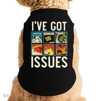 Comic Collector Comic Reader Reading Comic Books Doggie Tank thumb 0
