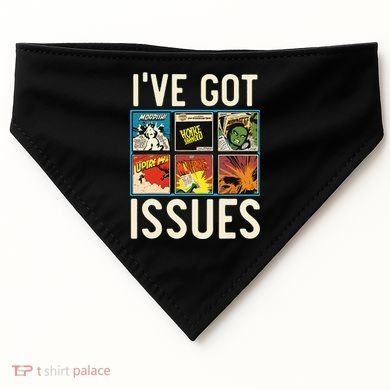 Comic Collector Comic Reader Reading Comic Books USA-Made Doggie Bandana