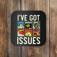 Comic Collector Comic Reader Reading Comic Books Coaster thumb 0
