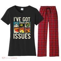 Comic Collector Comic Reader Reading Comic Books Women's Flannel Pajama Set thumb 0