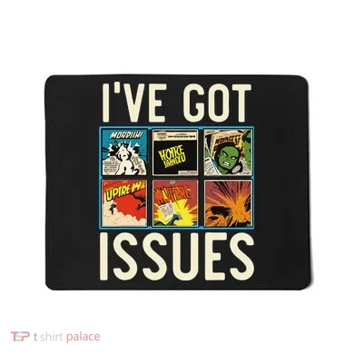 Comic Collector Comic Reader Reading Comic Books Mousepad
