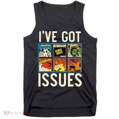 Comic Collector Comic Reader Reading Comic Books Tank Top