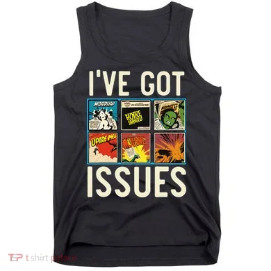 Comic Collector Comic Reader Reading Comic Books Tank Top
