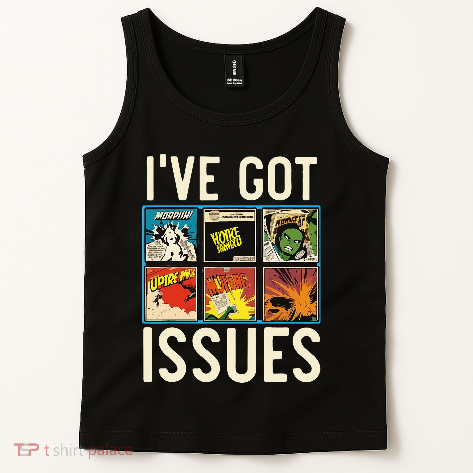 Comic Collector Comic Reader Reading Comic Books Tank Top