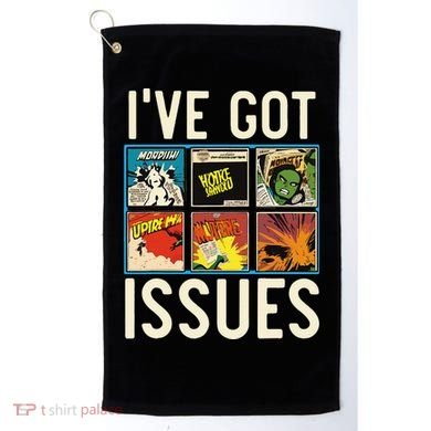 Comic Collector Comic Reader Reading Comic Books Golf Towel