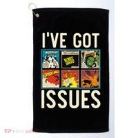 Comic Collector Comic Reader Reading Comic Books Golf Towel thumb 0