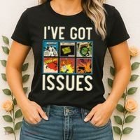 Comic Collector Comic Reader Reading Comic Books Women's T-Shirt thumb 2