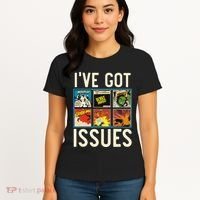 Comic Collector Comic Reader Reading Comic Books Women's T-Shirt thumb 4