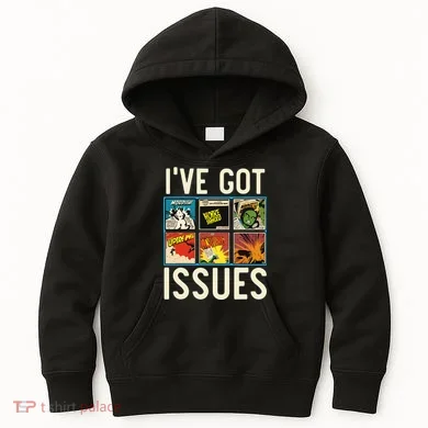 Comic Collector Comic Reader Reading Comic Books Kids Hoodie