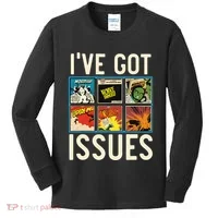 Comic Collector Comic Reader Reading Comic Books Kids Long Sleeve Shirt thumb 0