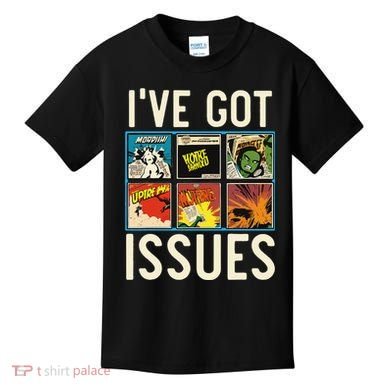 Comic Collector Comic Reader Reading Comic Books Kids T-Shirt