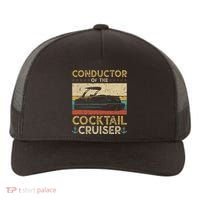 Conductor Cocktail Cruiser Pontooning Pontoon Boat Captain Yupoong Adult 5-Panel Trucker Hat thumb 0