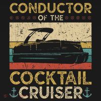 Conductor Cocktail Cruiser Pontooning Pontoon Boat Captain Women's Hoodie thumb 2