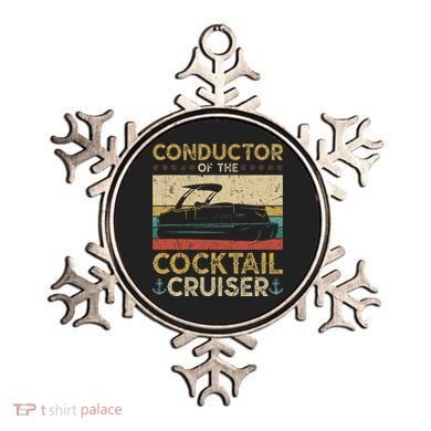 Conductor Cocktail Cruiser Pontooning Pontoon Boat Captain Ornament