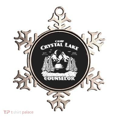 Camp Camping Crystal Lake Counselor Vintage Horror Lover Gift Ornament