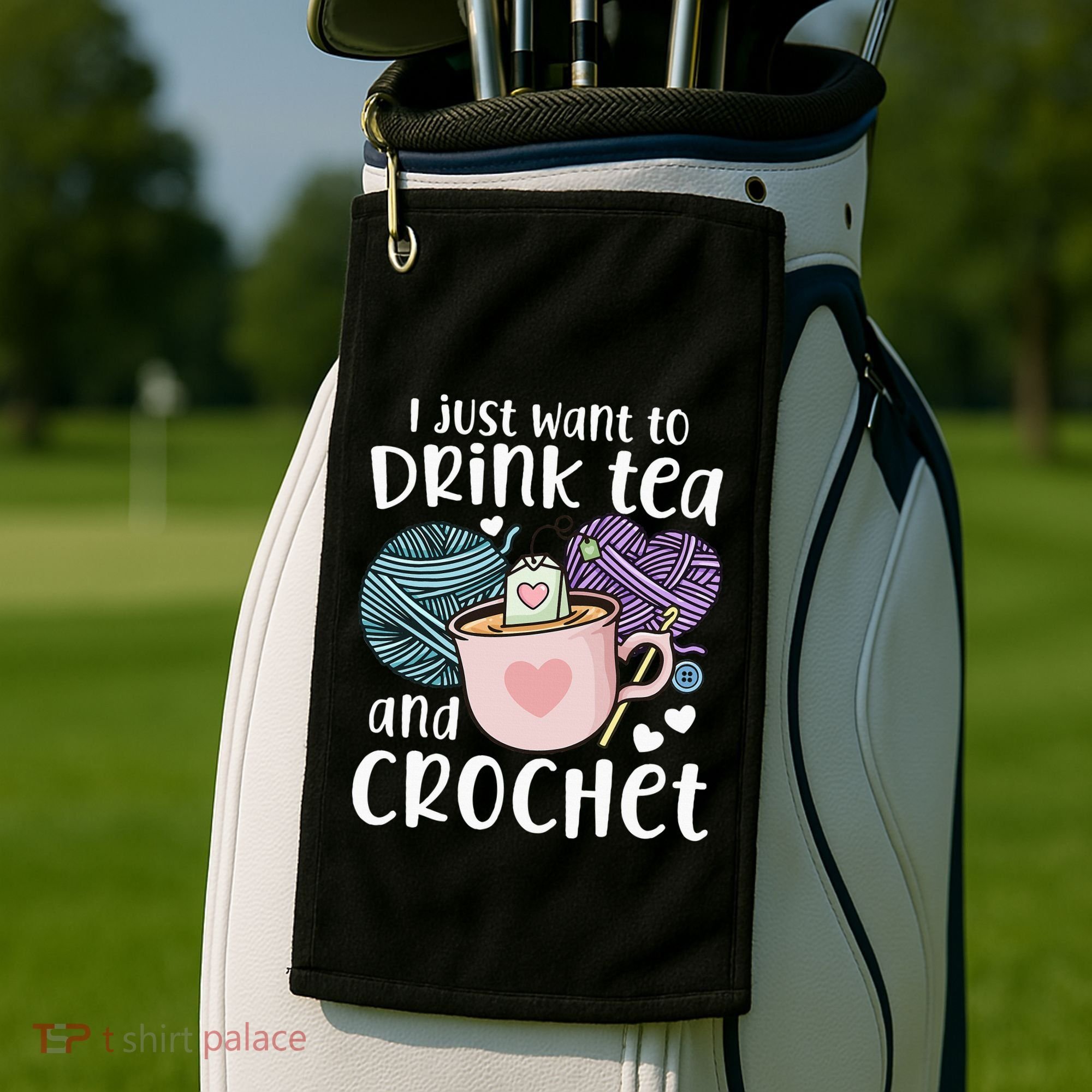 Crocheting Crochet Golf Towel